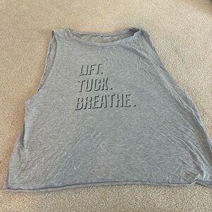 Pure Barre Tank by Emi Jay- Lift.Tuck.Breathe O/S
